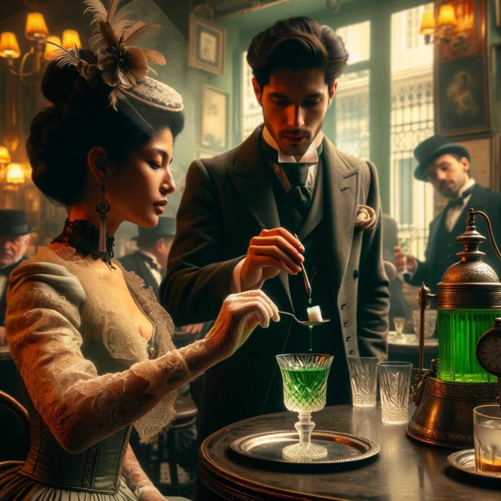 Traditionelle Absinth Trinkrituale